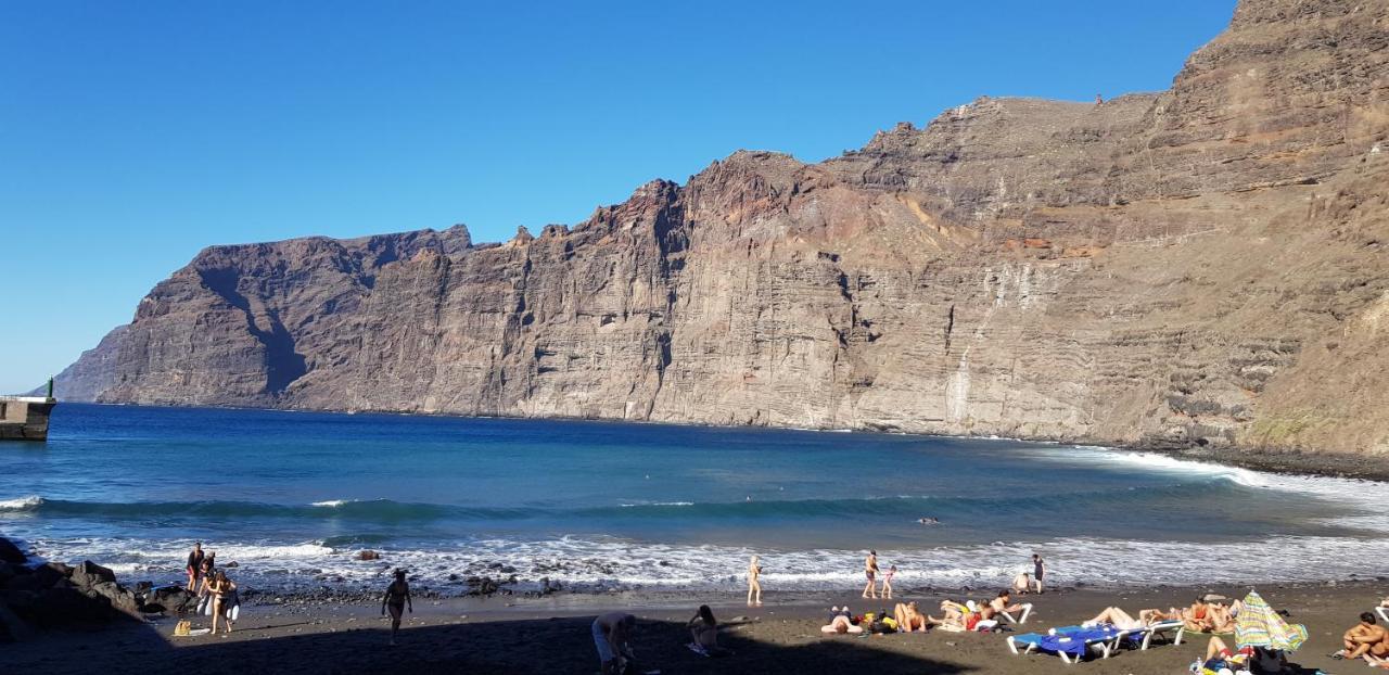 Ocean Pearl, Luxurioeses Haus, Meerblick, Grosse Sonnenterrasse, Teneriffa Sued, Los Gigantes, 600M Zum Strand, 200M Zum Ort, Ruhig 아칸티라도 외부 사진