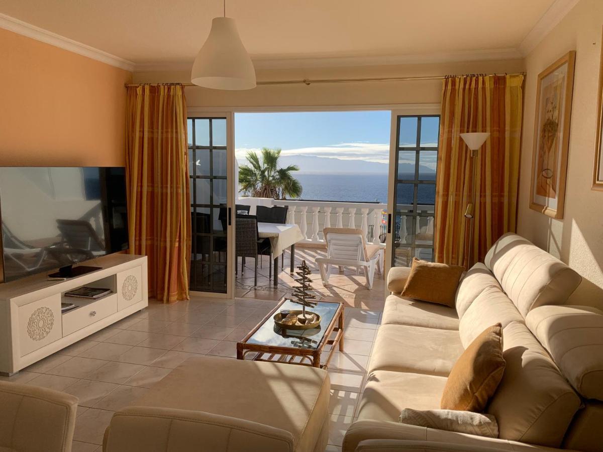 Ocean Pearl, Luxurioeses Haus, Meerblick, Grosse Sonnenterrasse, Teneriffa Sued, Los Gigantes, 600M Zum Strand, 200M Zum Ort, Ruhig 아칸티라도 외부 사진
