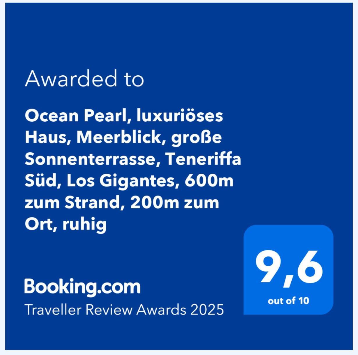 Ocean Pearl, Luxurioeses Haus, Meerblick, Grosse Sonnenterrasse, Teneriffa Sued, Los Gigantes, 600M Zum Strand, 200M Zum Ort, Ruhig 아칸티라도 외부 사진